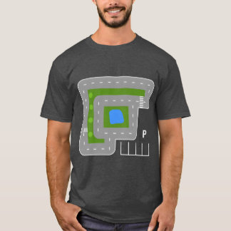 Speel Auto's Op Dads Rug Speelmat Op Pappa's Rug l T-shirt