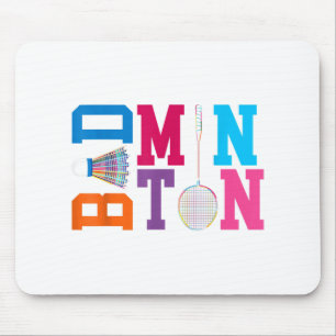 Speel Badminton Voor Altijd Game Sporten Badminton Muismat