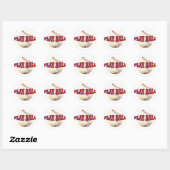SPEEL BAL 2 RONDE STICKER (Vel)
