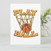 Speel Bal Basketbal. (Staand voorkant)