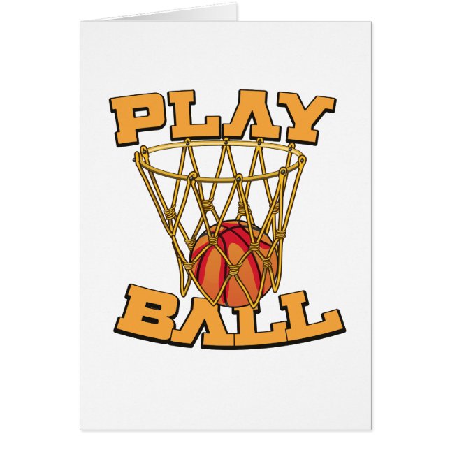 Speel Bal Basketbal. (Voorkant)