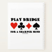 Speel Bridge voor een scherper beeld van vier Kaar Planner (Achterkant)