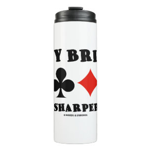 Speel Bridge voor een scherper beeld van vier Kaar Thermosbeker