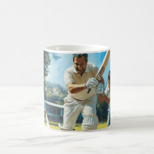 Speel cricket digitale kunst koffiemok