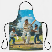 Speel cricket digitale kunst schort (Voorkant)