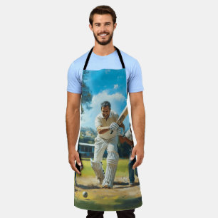 Speel cricket digitale kunst schort
