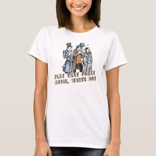 Speel dat Funky Music White Boy T-Shirt (Voorkant)