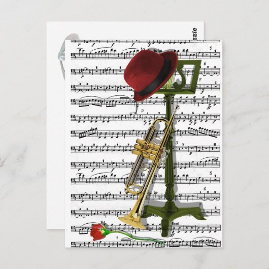 Speel dat Jazz Briefkaart (Voorkant / Achterkant)