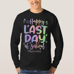 Speel de fijne laatste dag van de schooltijd als s t-shirt