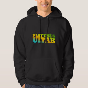 Speel de gitaar die met de kleuren van de Natuur w Hoodie