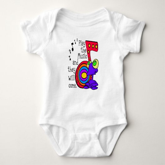 Speel de muziek... Baby Bodysuit (Voorkant)