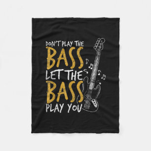 Speel de tas niet uit de weg. fleece deken