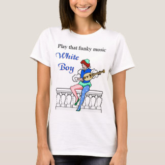 Speel die funky muziek t-shirt