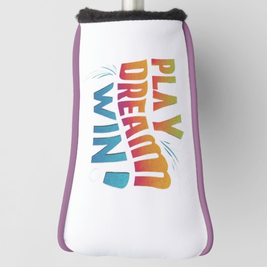 Speel droomwinst golfheadcover (Draai 90)