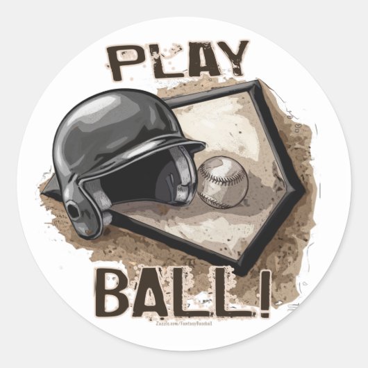 Speel een bal! Sticker (Voorkant)