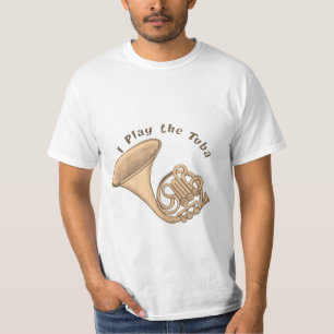 Speel een hoorn t-shirt