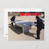 Speel elke dag briefkaart (Voorkant / Achterkant)