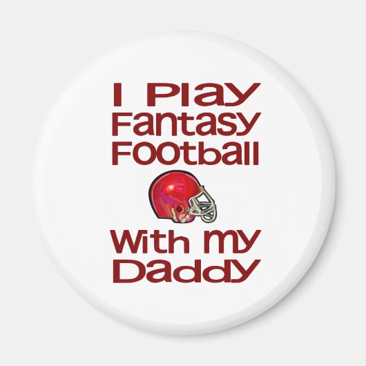 Speel Fantasy Football met papa Magneet (Voorkant)