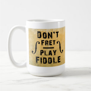 Speel geen brutale Violin Gift Koffiemok