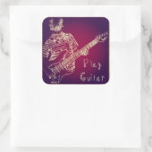 Speel gitaar Stickers (Tas)
