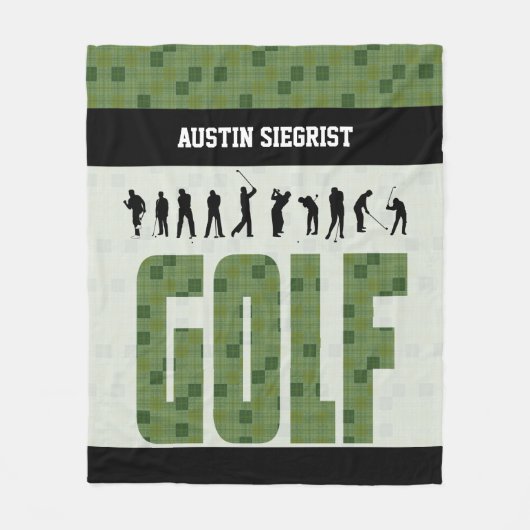 Speel Golf 🏌️ ‍ ♂️ Fleece Deken (Voorkant)