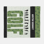 Speel Golf 🏌️ ‍ ♂️ Fleece Deken (Voorkant (Horizontaal))