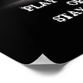 SPEEL HARD OF BLIJF THUIS! POSTER (Hoek)