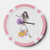 Speel het hard!  poker chips (Achterkant)