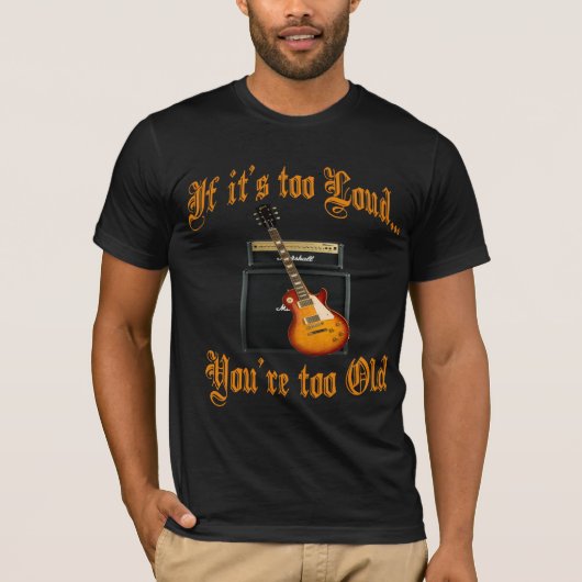 Speel het luid t-shirt (Voorkant)