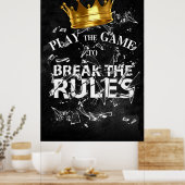 Speel het spel Breek de regels - King Mode Poster (Keuken)