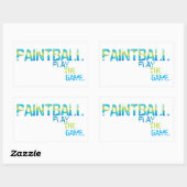 Speel het spel Paintball Sticker (Vel)