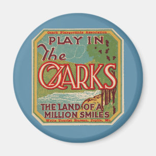 Speel in het OZARKS-land een miljoen glimlach Magneet