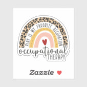 Speel is mijn favoriete beroep, beroep sticker (Vel)