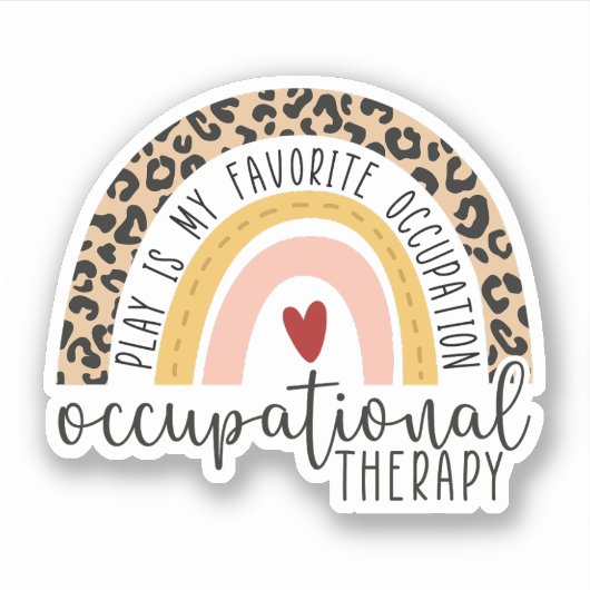 Speel is mijn favoriete beroep, beroep sticker (Voorkant)