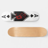 Speel je laatste kaart af skateboard (Horizontaal)