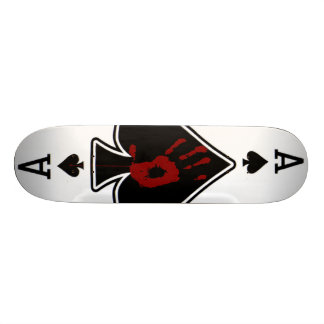 Speel je laatste kaart af skateboard