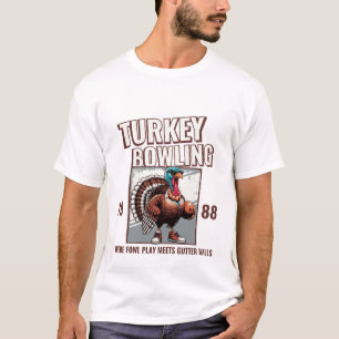 Speel kalkoen bowlen t-shirt