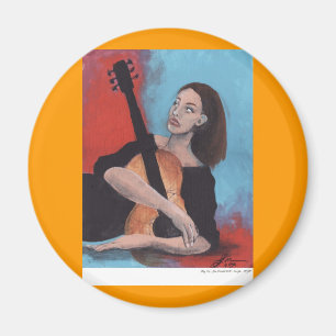 Speel me af (Het meisje met de gitaar) Magneet