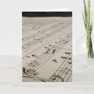 Speel me een Song Wenskaart Kaart