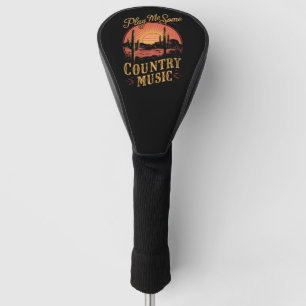 Speel Me Wat Country Music Western Cowboy Vintage Golfheadcover