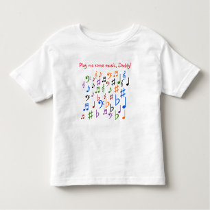 Speel me wat muziek, papa. kinder shirts