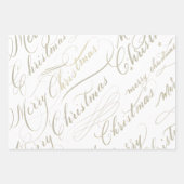 Speel mee met kerstcadeaupapier, flatpanel papier inpakpapier vel (Voorkant 3)