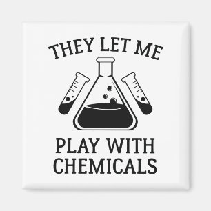Speel met chemicaliën magneet