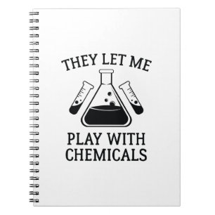 Speel met chemicaliën notitieboek