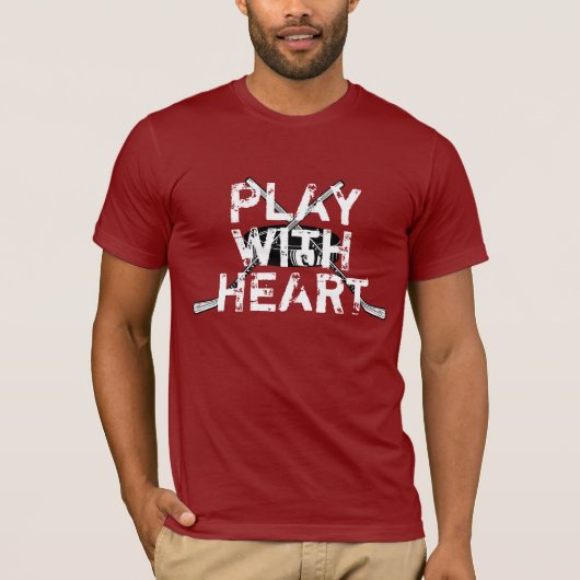 Speel met hart t-shirt (Voorkant)