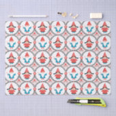 Speel met kerstcadeaupapier tissuepapier (Craft)