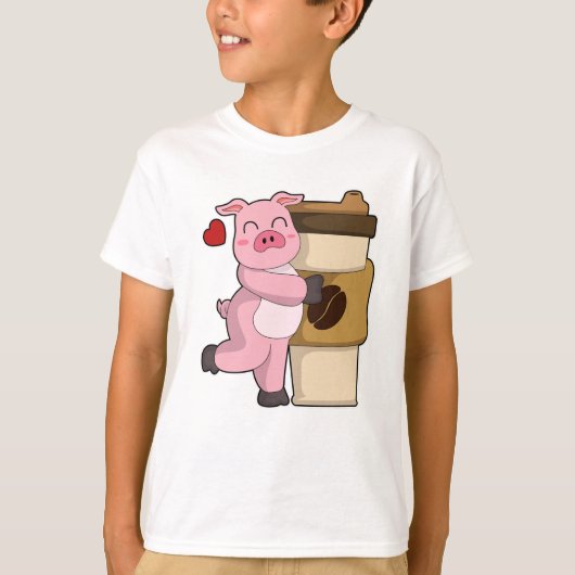 Speel met koffie t-shirt (Voorkant)