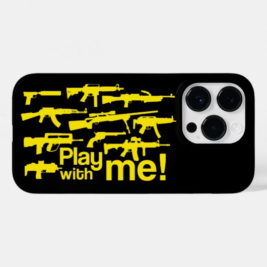Speel met mij! Case-Mate iPhone case (Achterkant (horizontaal))