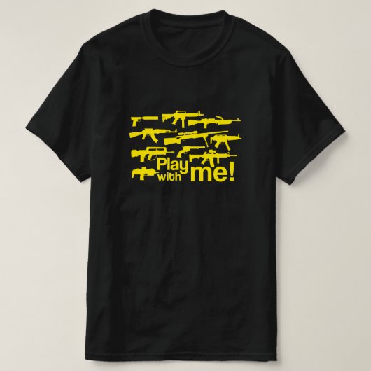 Speel met mij! t-shirt (Design voorkant)