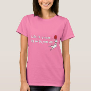 Speel met uw hond t-shirt
